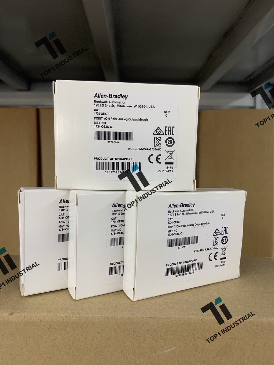 New Factory Sealed AB 1734-OE4C SER C POINT I/O 4 Point Analog Output  Module（If You Need More Products And Models, Please Contact Us）